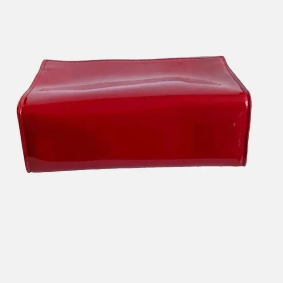 Yves Saint Laurent Makeup Pouch YSL Beaute Red Clutch Cosmetic New Without Tag - Picture 2 of 6